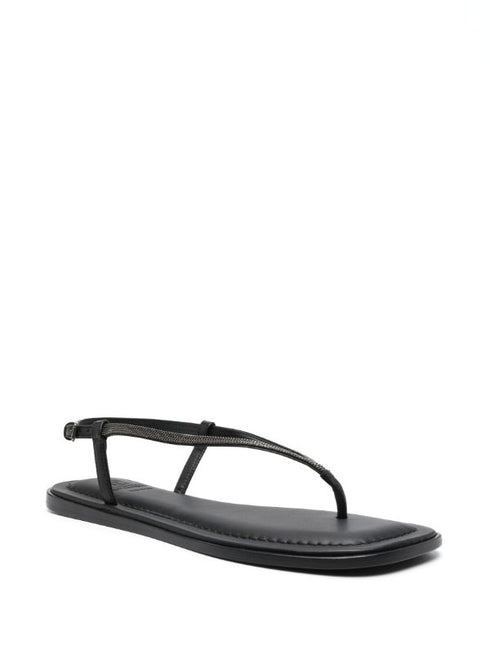 slingback buckled sandals